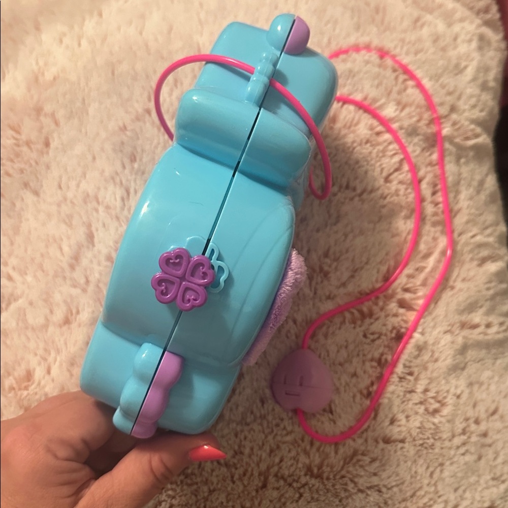 Polly pocket Blue Seahorse Toy travel set - Picture 2 of 11